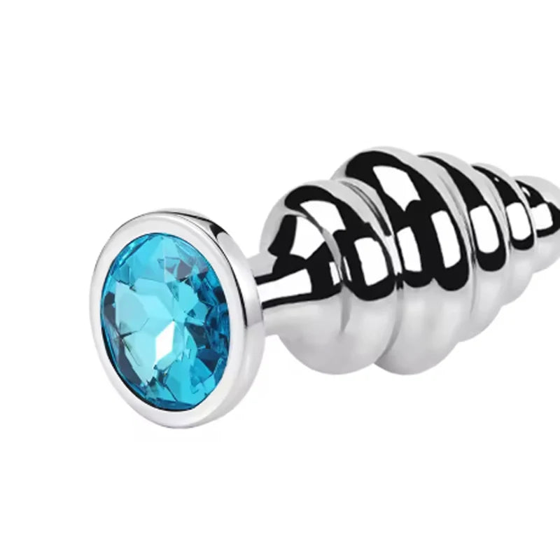 Crystal Stainless Steel Anal Plug