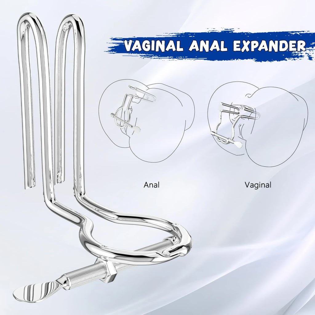 Adjustable Stainless Steel Anal Expander Plug