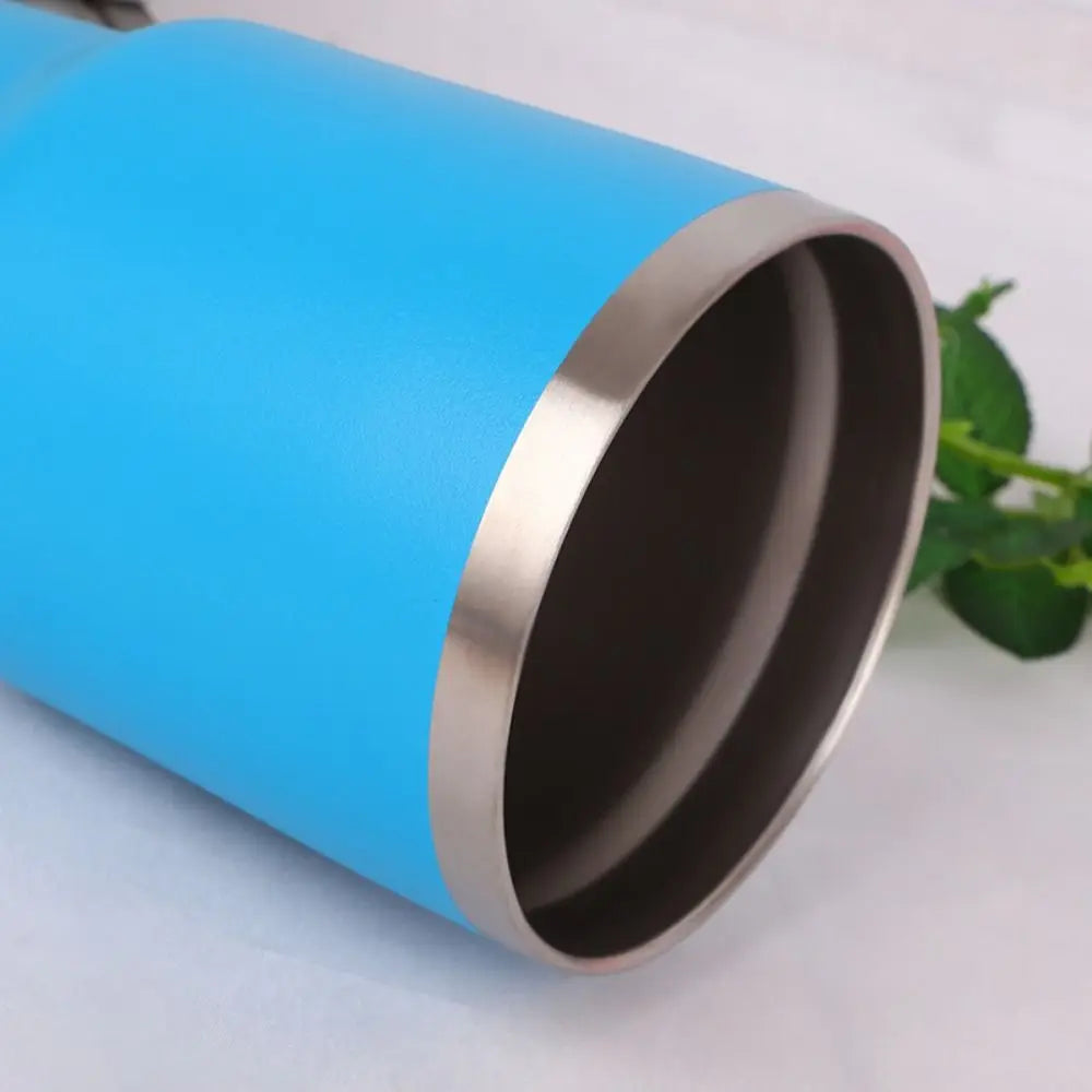 20oz Capacity Travel Insulated Tumbler Vacuum Insulated with Lid Vehicle Mounted Water Bottle BPA Free Double-Walled