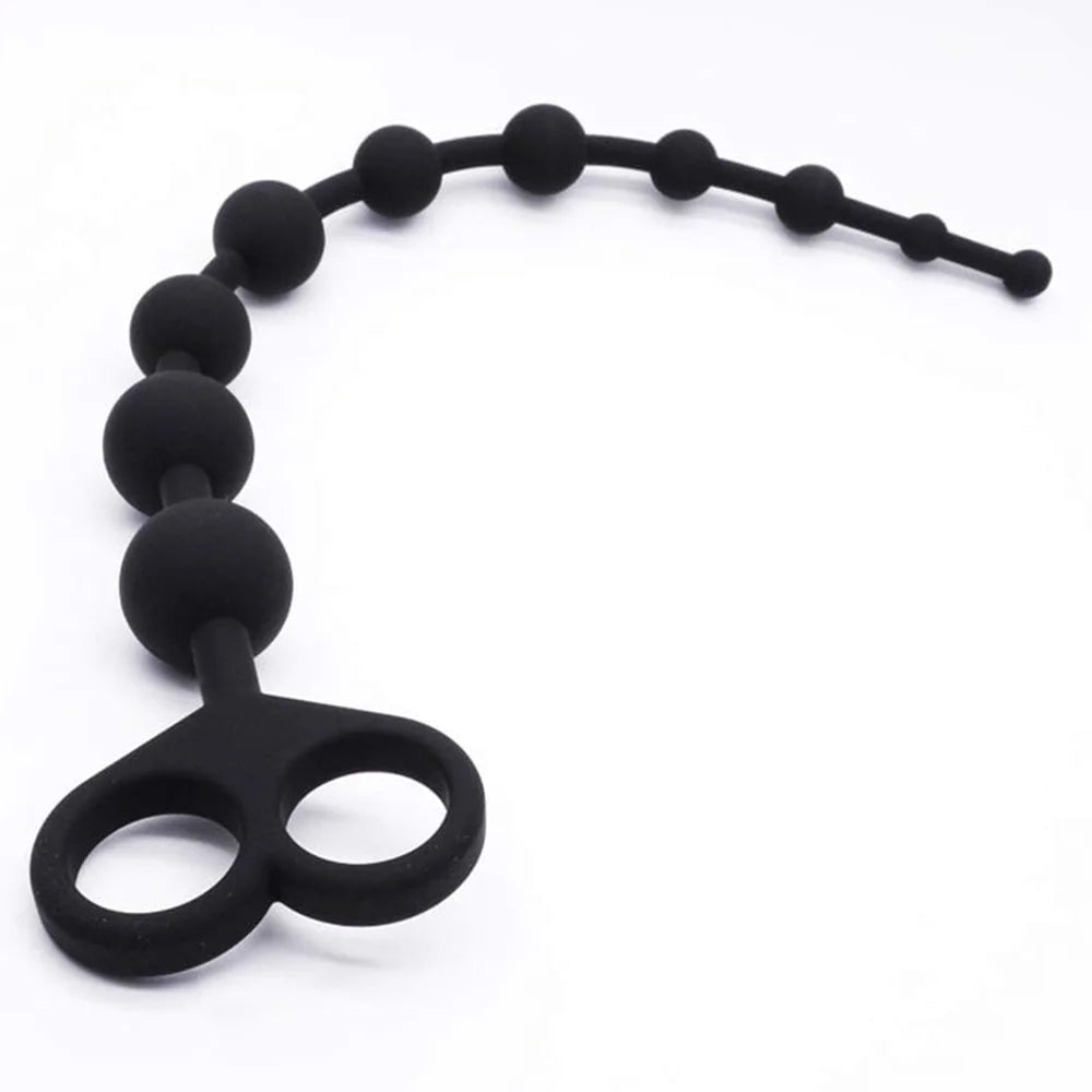Silicone Anal Bead & Plug Set