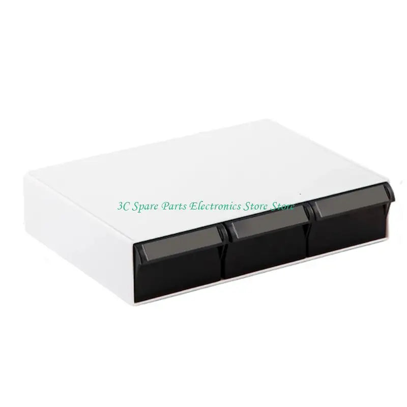 Transparent Multi-Drawer Desktop Storage Cabinet