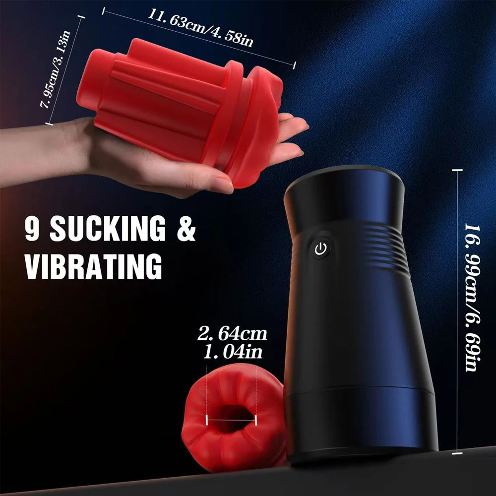 5-in-1 Vibrating Male Stroker