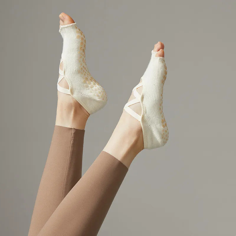 Women's Non-Slip Toeless Yoga & Pilates Socks