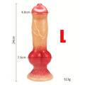 Silicone Animal Dog Dildo Realistic Thrust M-XXL Vaginal Anal Plug Adults Sex Toys For Women Men Masturbators Fake Penis Big