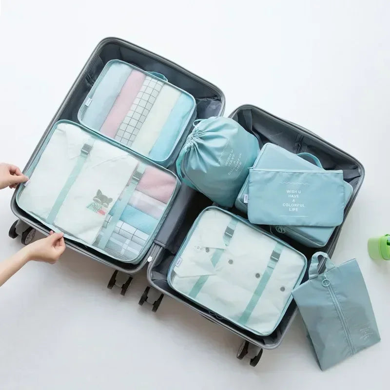 7-Piece Travel Luggage Organizer Set