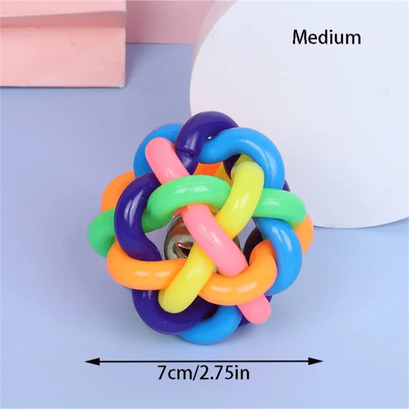 Colorful Bell Interactive Dog Toy