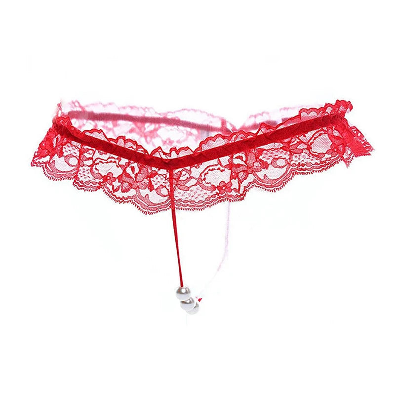Sexy Lace G String Underwear Women Embroidery Low Waist Thongs Hollow G-String Panties Intimates Underpants