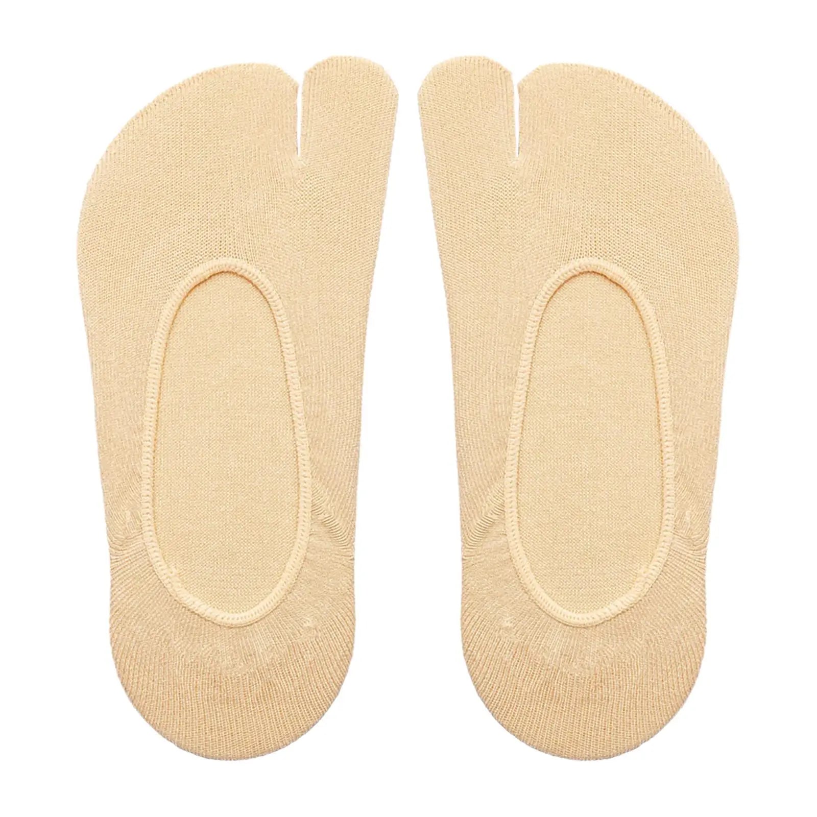 2 Toe Flip Flop Socks Split Summer Toe Socks No Show Toe Socks Invisible for Loafer Boat Shoes Sneaker Casual Breathable