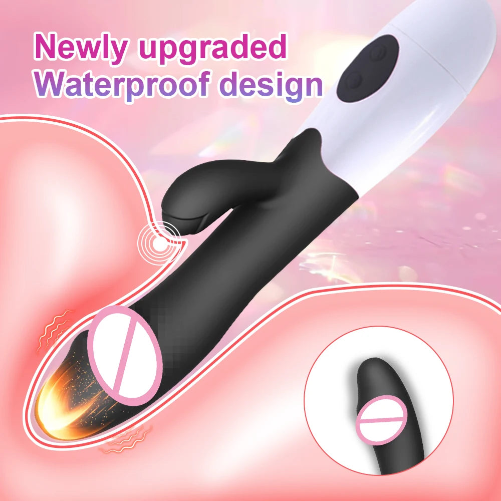 Rotating & Thrusting Rabbit Vibrator