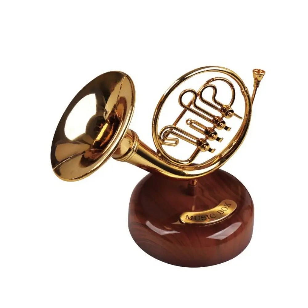 Nordic Phonograph Music Box Figurine