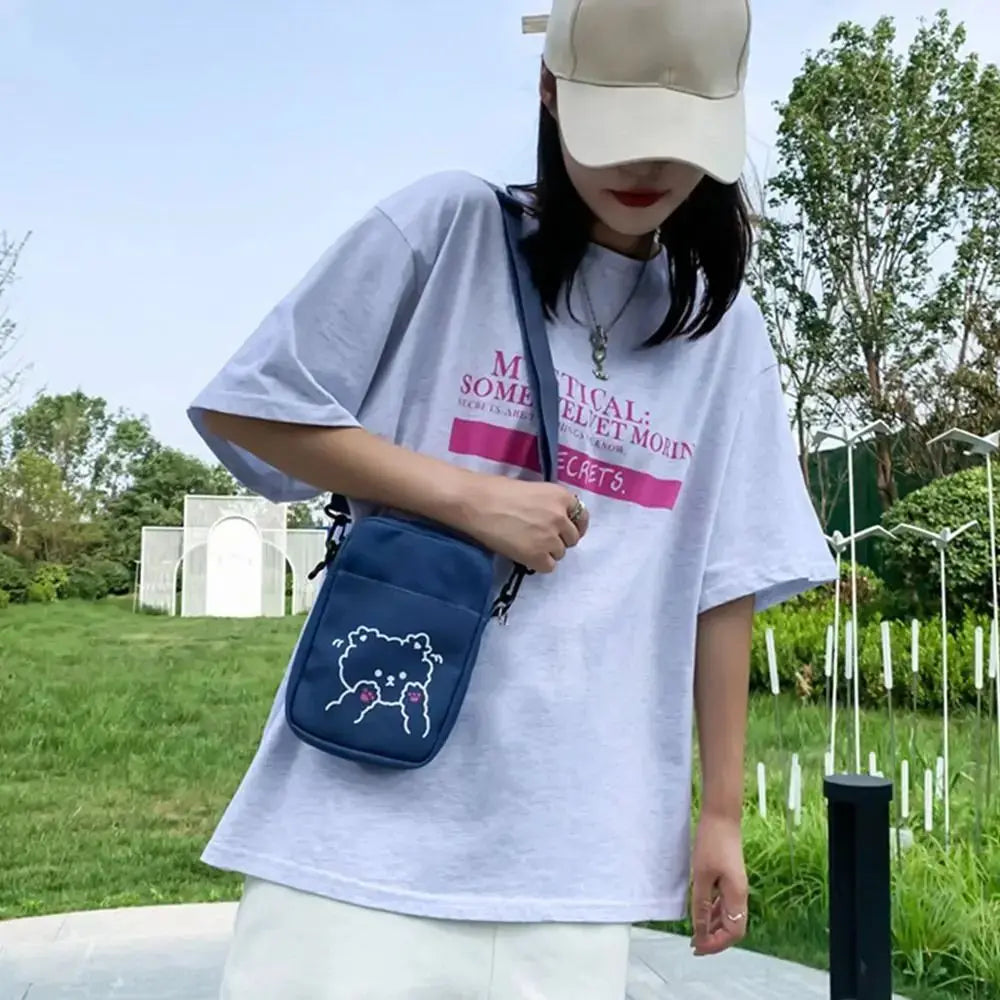 Mini Canvas Crossbody Phone Bag