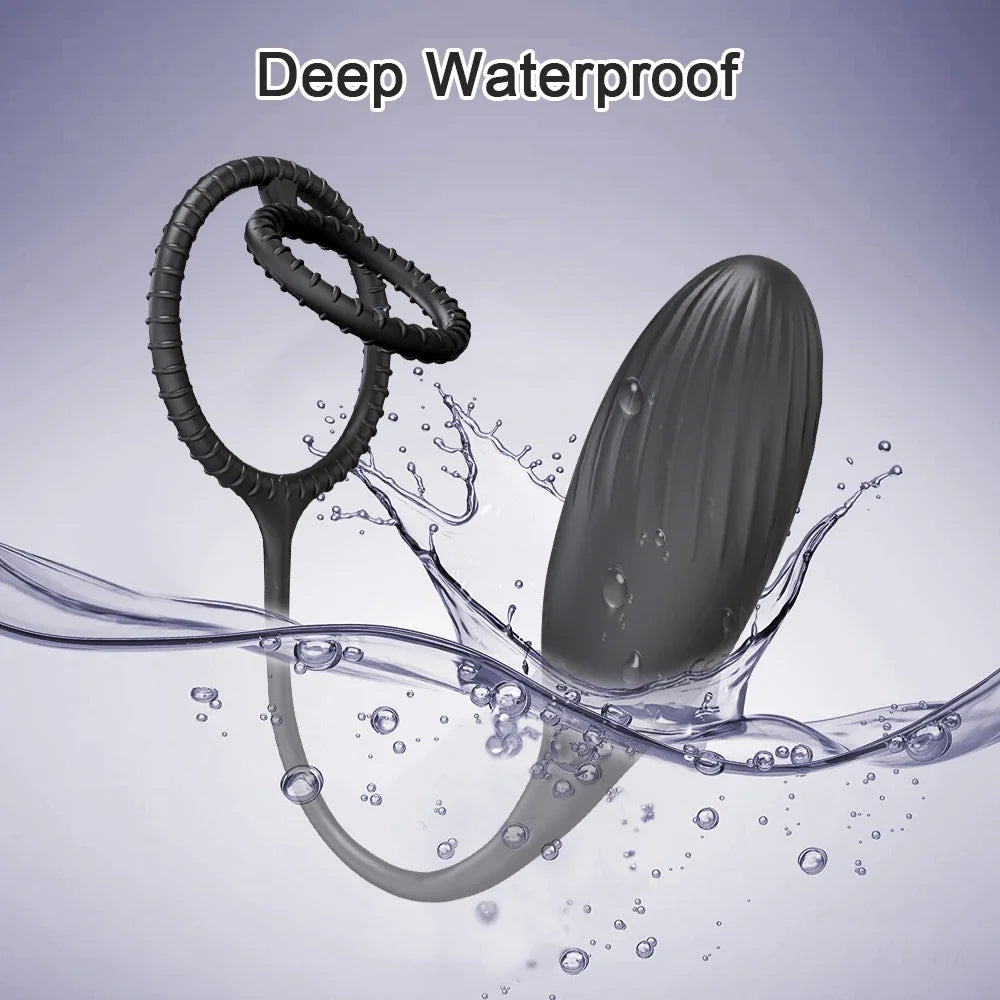 Remote-Control Prostate Massager with Ring