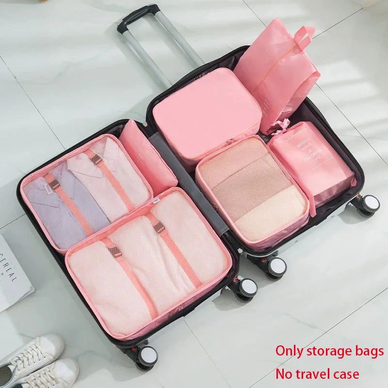 7-Piece Travel Packing Cube Set