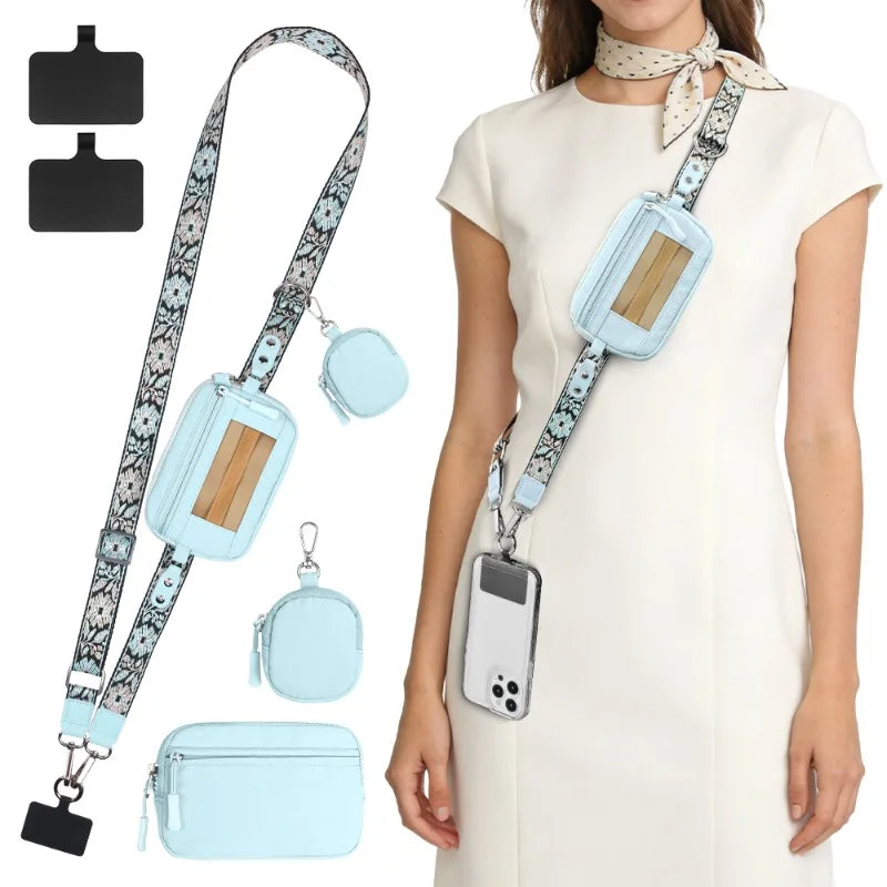 Nylon Mini Travel Crossbody Pouch