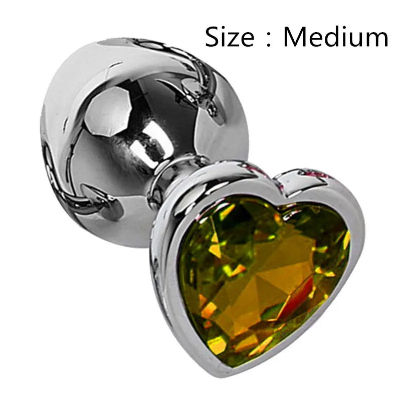 Beginner Stainless Steel Crystal Anal Plug