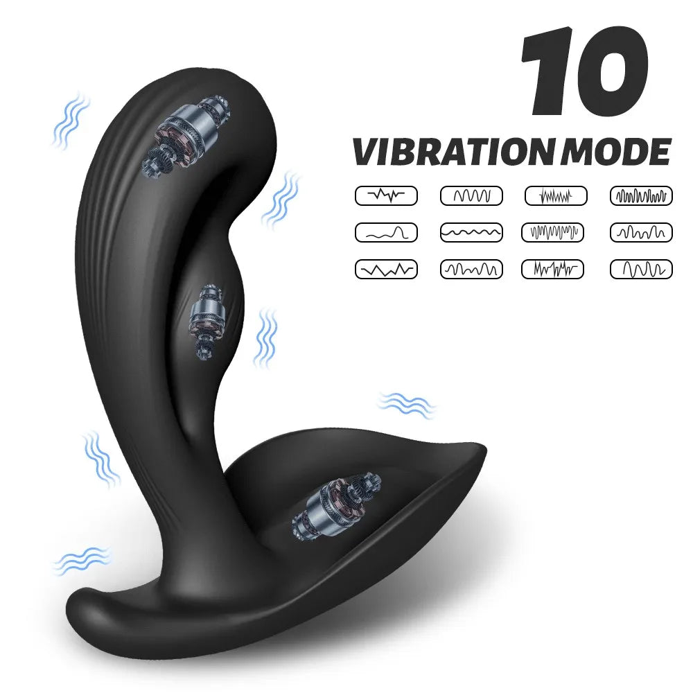 Vibrating Prostate Massager with Ball Stimulator