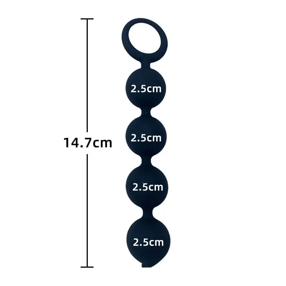 Flexible Silicone Anal Bead Chain