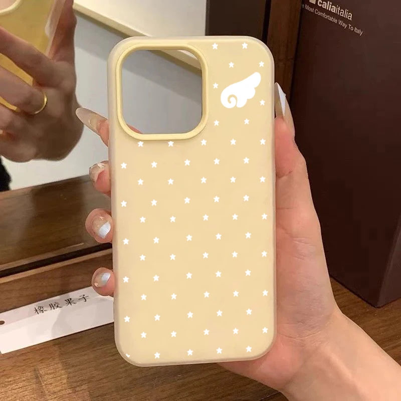 Star & Angel Wings 2-in-1 Phone Case for iPhone