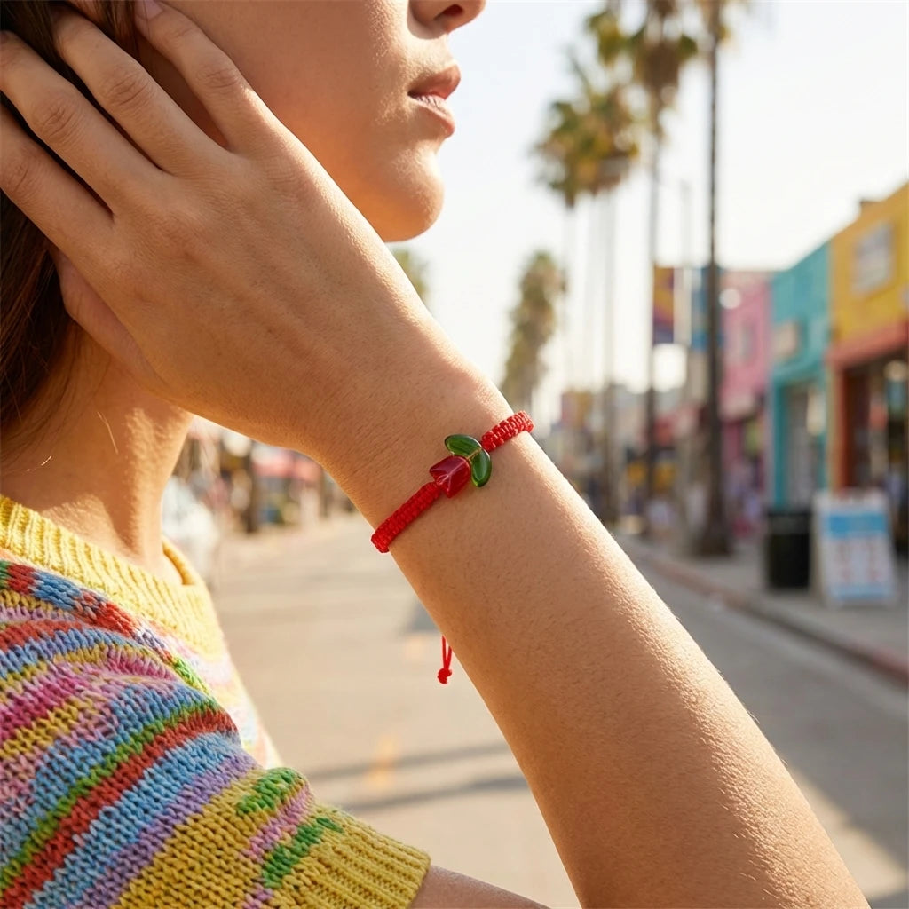 Colorful Flower Friendship Bracelet