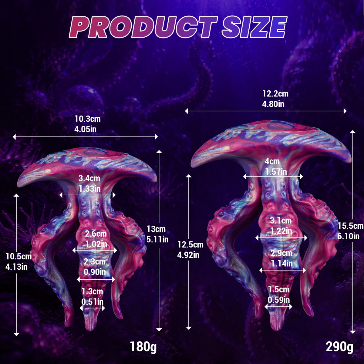 Wearable Jellyfish Tentacle Anal Plug