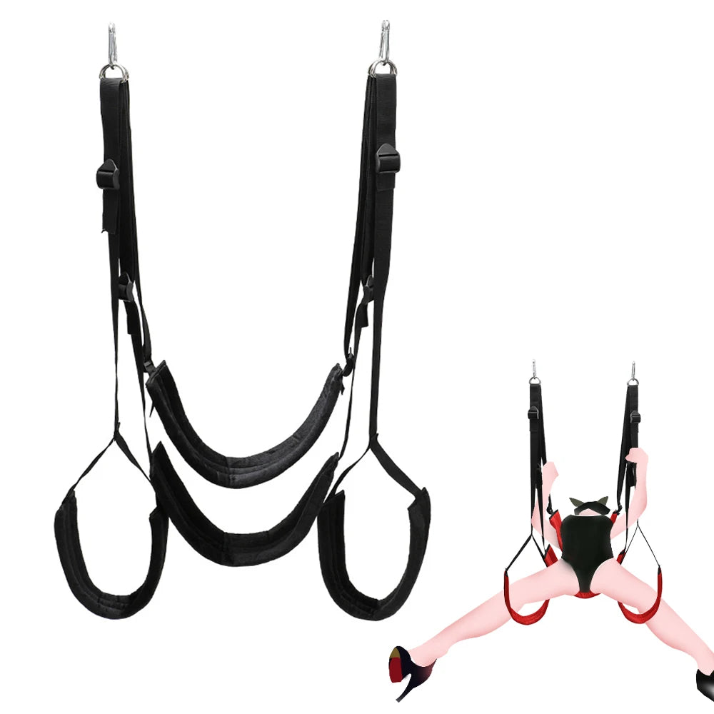Adjustable Couple Swing with Wrist & Ankle Straps