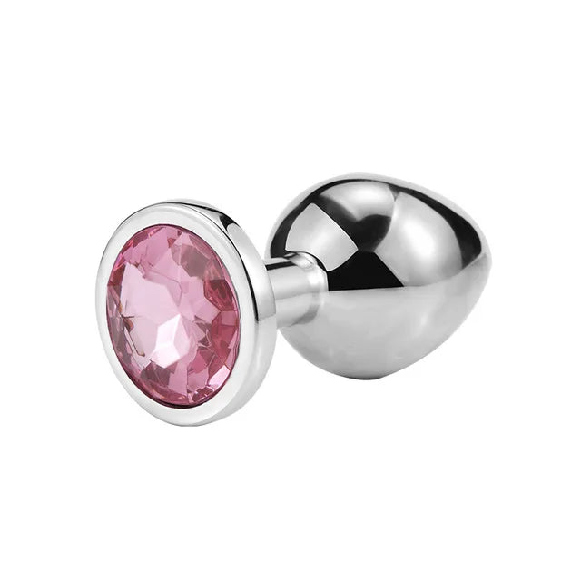Crystal Stainless Steel Anal Plug