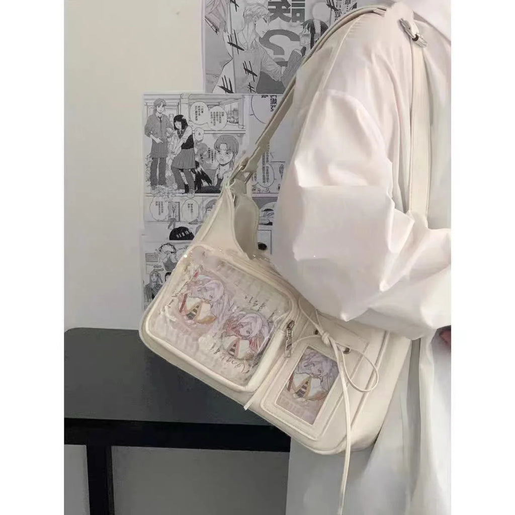 Harajuku Transparent Ita Shoulder Bag