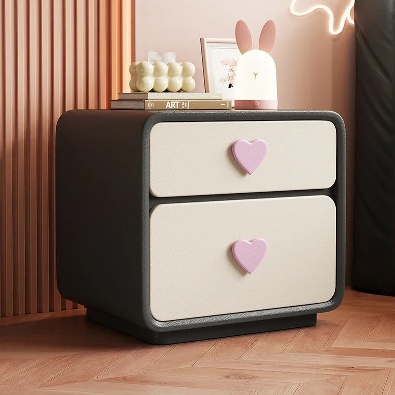 Cute Modern Kawaii Bedside Storage Table