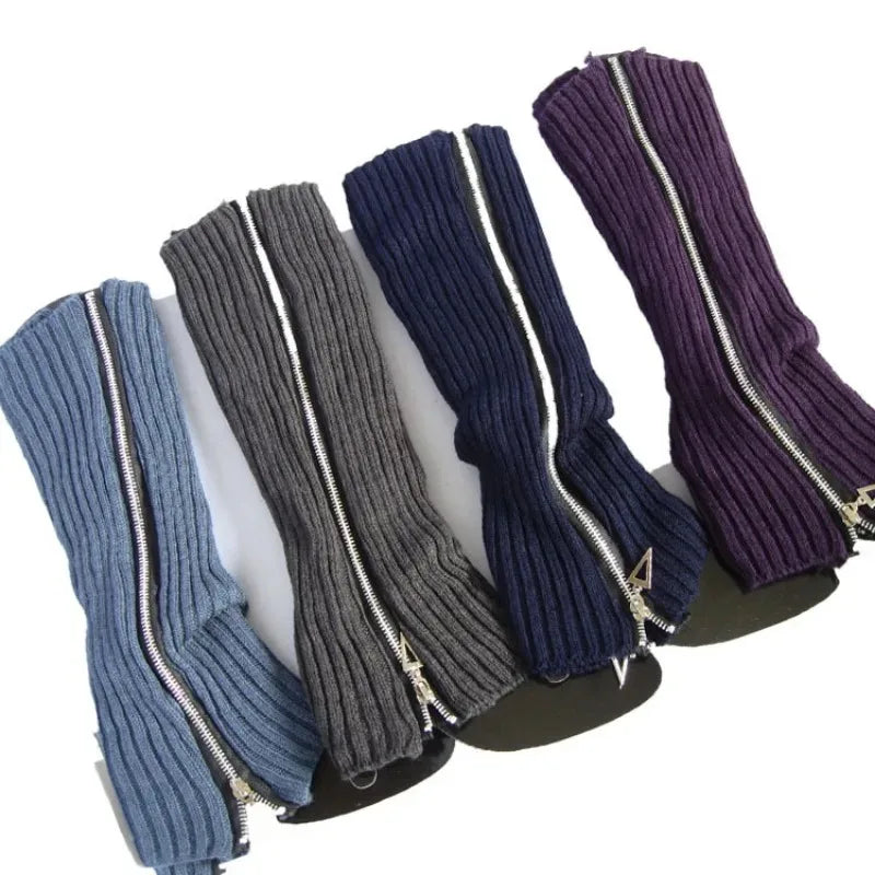 Striped Gothic Lolita Knit Leg Warmers