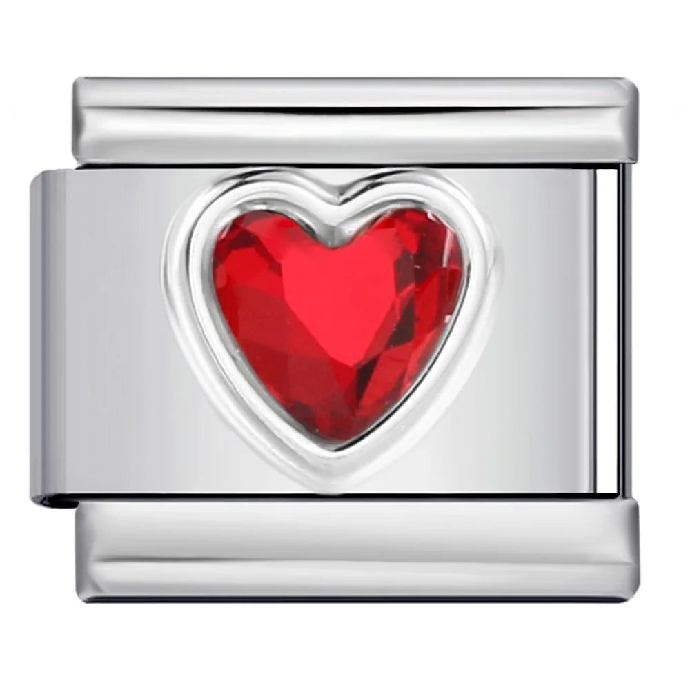 Y2K Stainless Steel Italian Charm Bracelet – 9mm Links