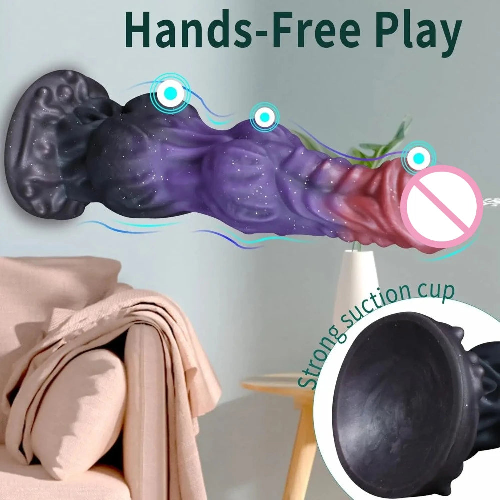 Huge Monster Dildo Squirting Fantasy Dildo Dragon Horse Dog Dildo Knotted Ejaculating Toy Big Anal Silicone Adult Toys for Women