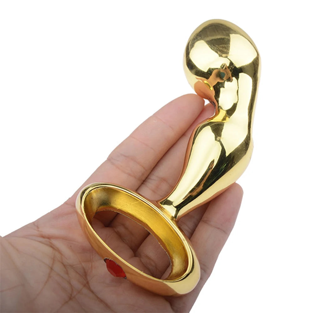 Stainless Steel Beaded Anal Plug