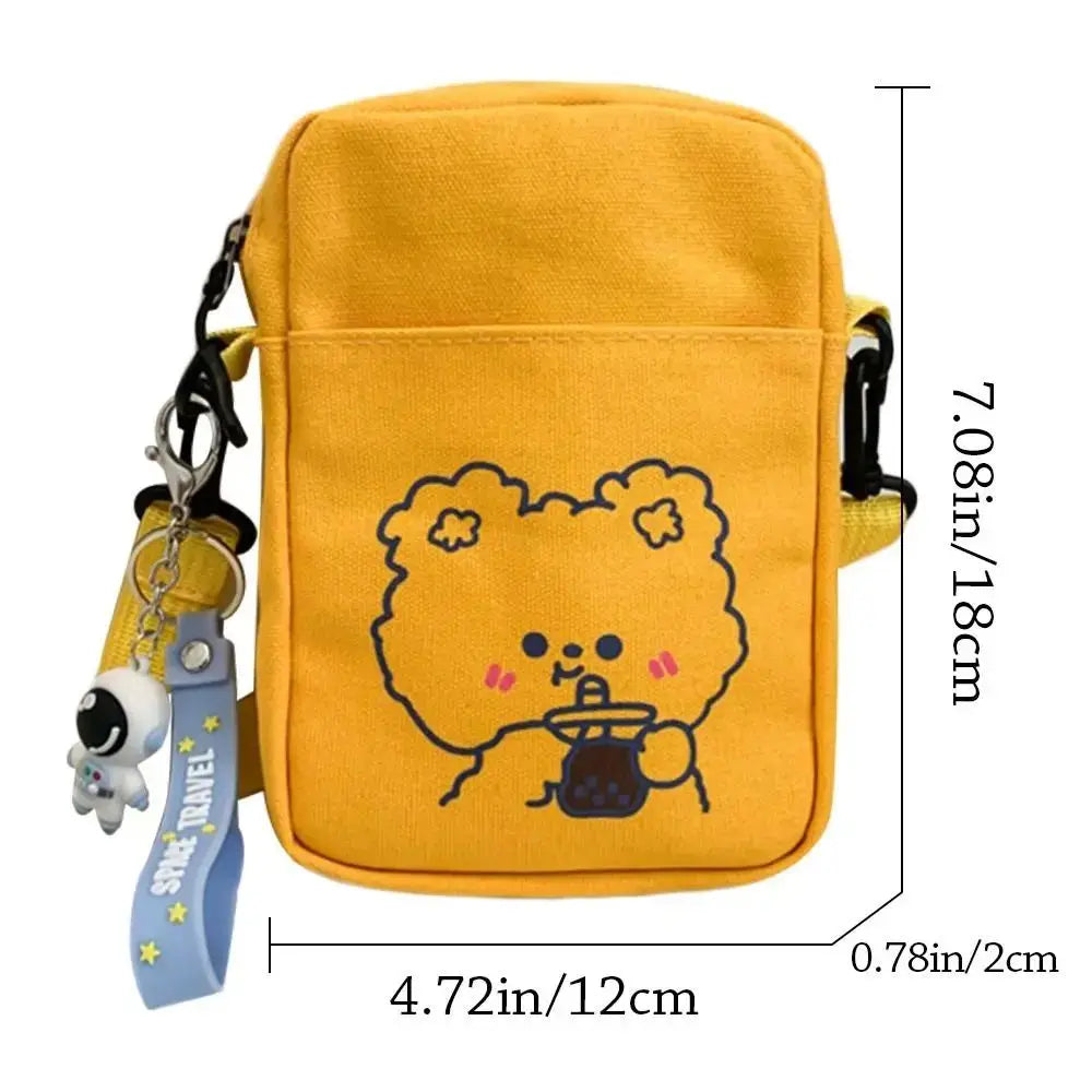Mini Canvas Crossbody Phone Bag
