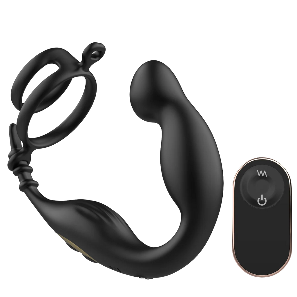 9-Mode Prostate Massager with Triple Rings