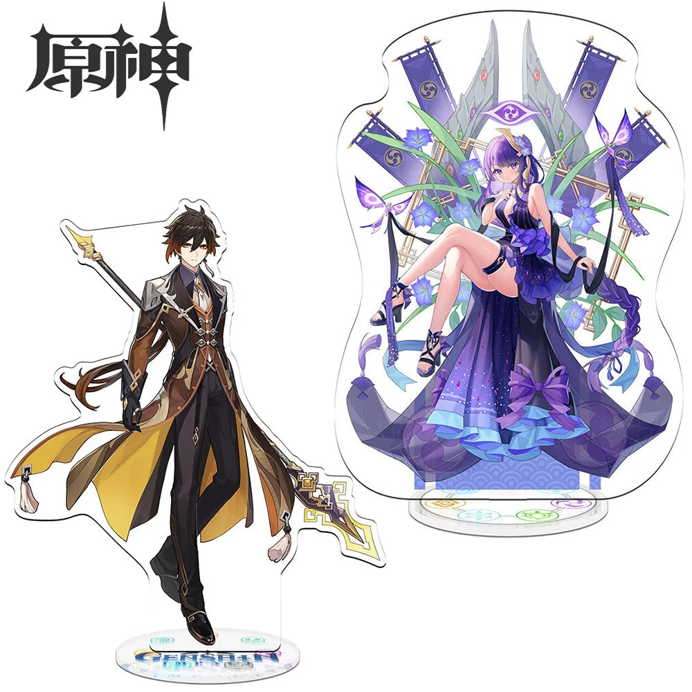 1PCS Anime Jujutsu Kaisen Yuji Itadori Satoru Gojo Stand Model Plate Desk Decor Standing Sign Game Fans Gift