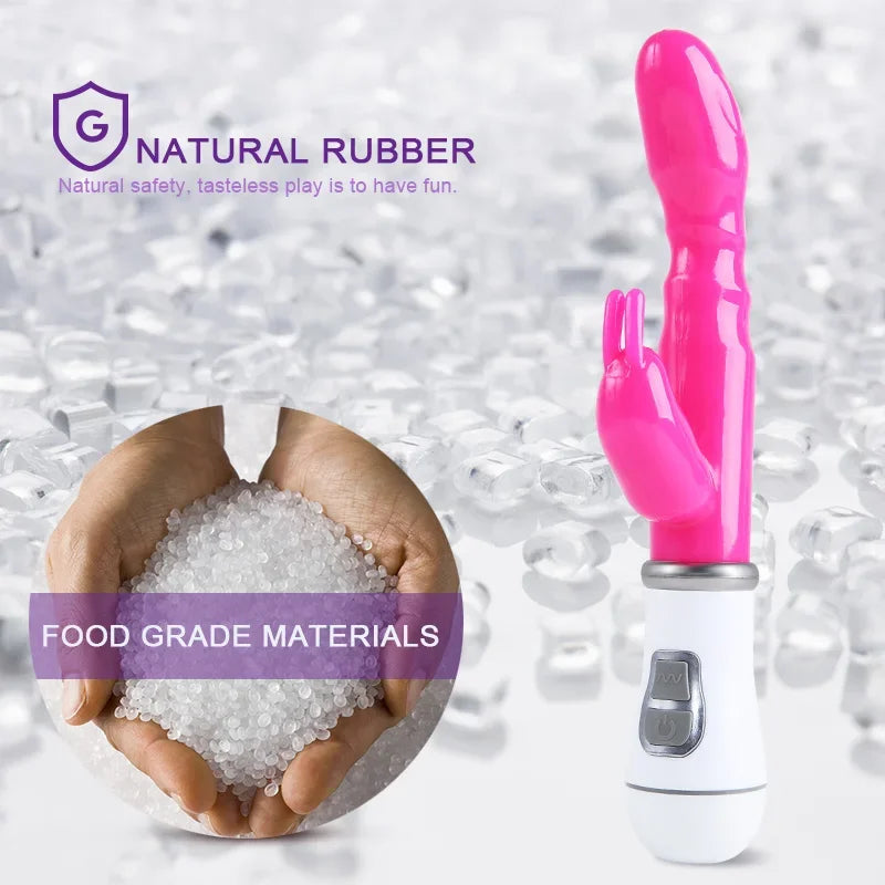 Quiet Rabbit Vibrator with Dual Stimulation