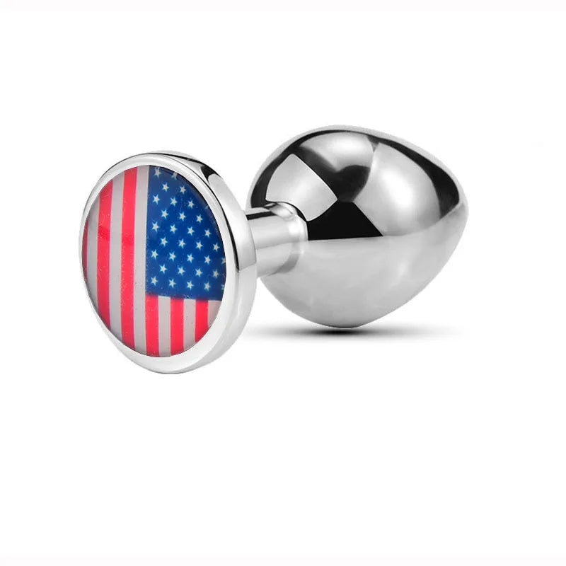 Waterproof Stainless Steel Jewelry Anal Plug