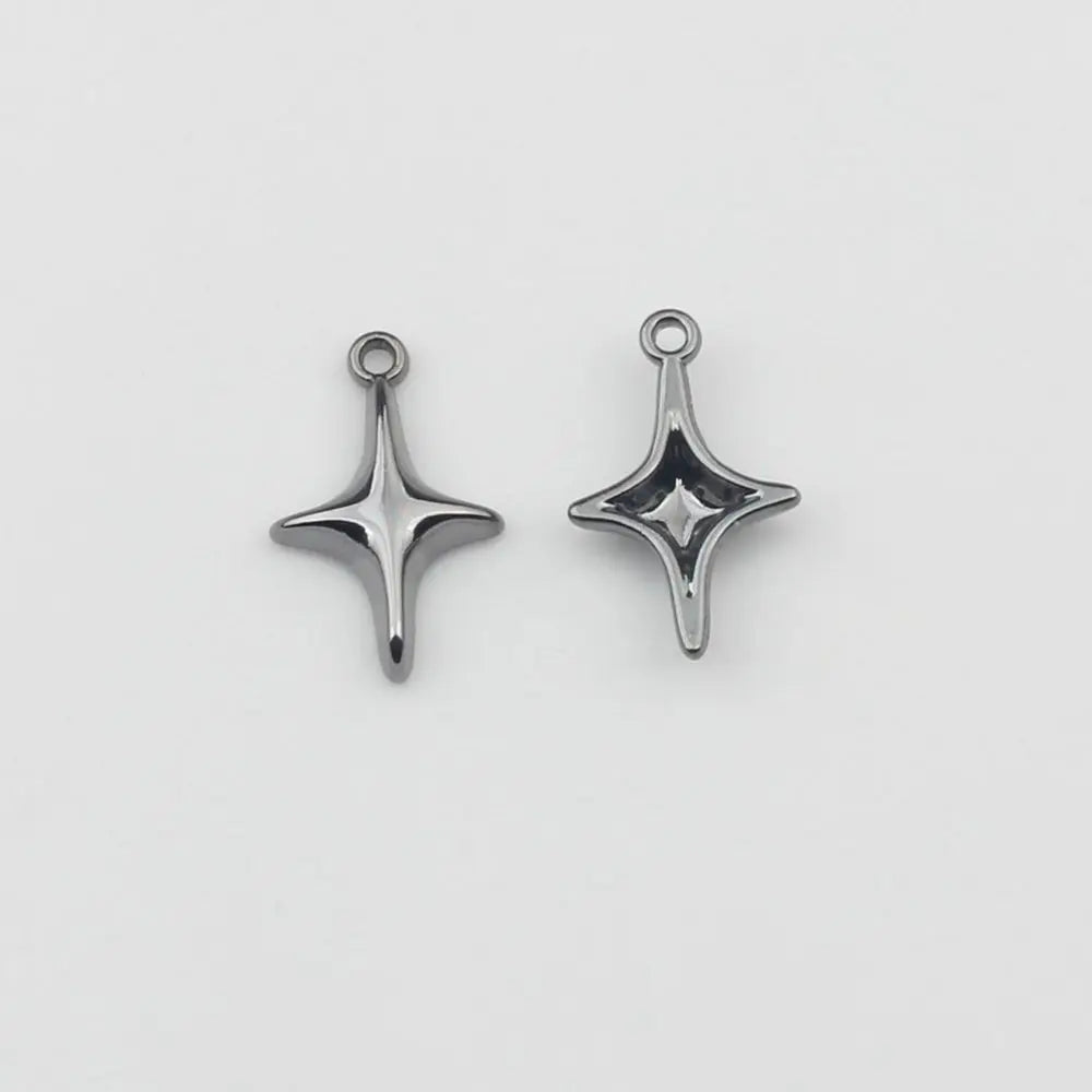 Black Heart, Cross & Star DIY Jewelry Charms