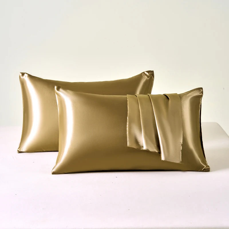 2-Piece Smooth Satin Pillowcase Set