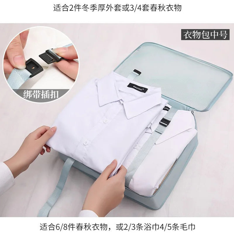 7-Piece Travel Packing Cube Set