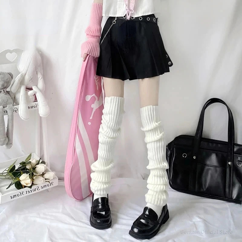 70cm Over-Knee Knitted JK Leg Warmers