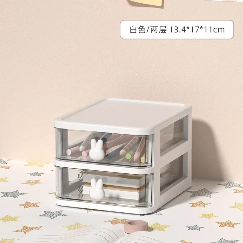Clear 2–4 Tier Drawer Organizer