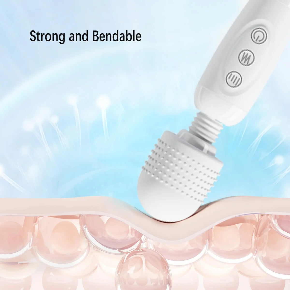 Portable Electric Wand Body Massager – 20 Modes/8 Speeds