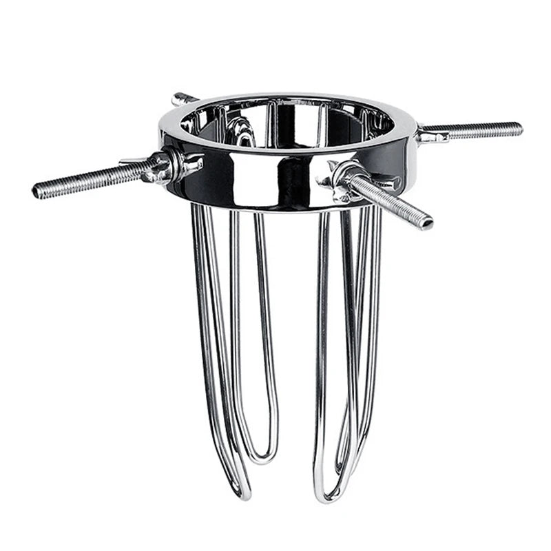 Adjustable Stainless Steel Hollow Tunnel Anal Plug