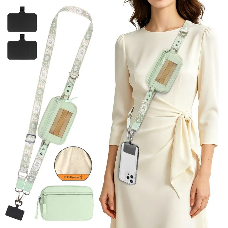 Nylon Mini Travel Crossbody Pouch