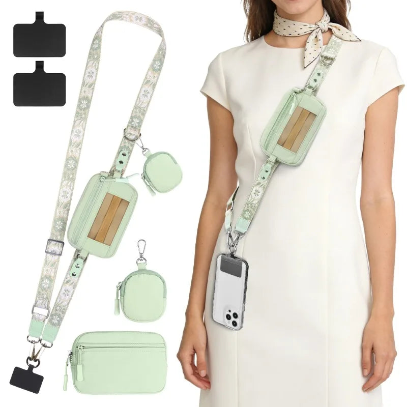 Nylon Mini Travel Crossbody Pouch