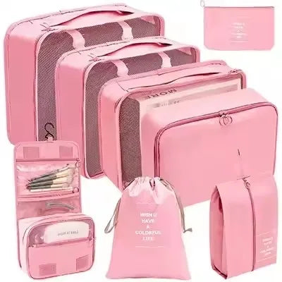 8-Piece Waterproof Travel Packing Cube Set