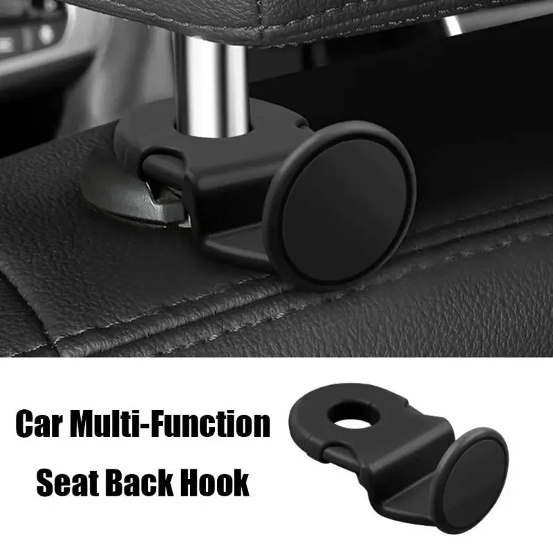 2-Piece Heavy-Duty Car Headrest Hooks
