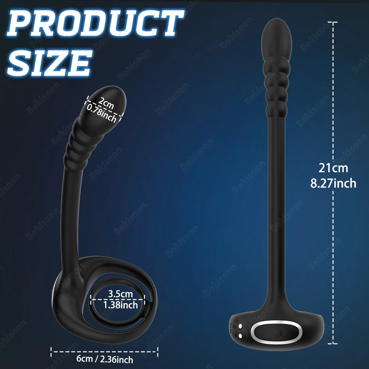 Remote-Control Prostate Massager with Ring