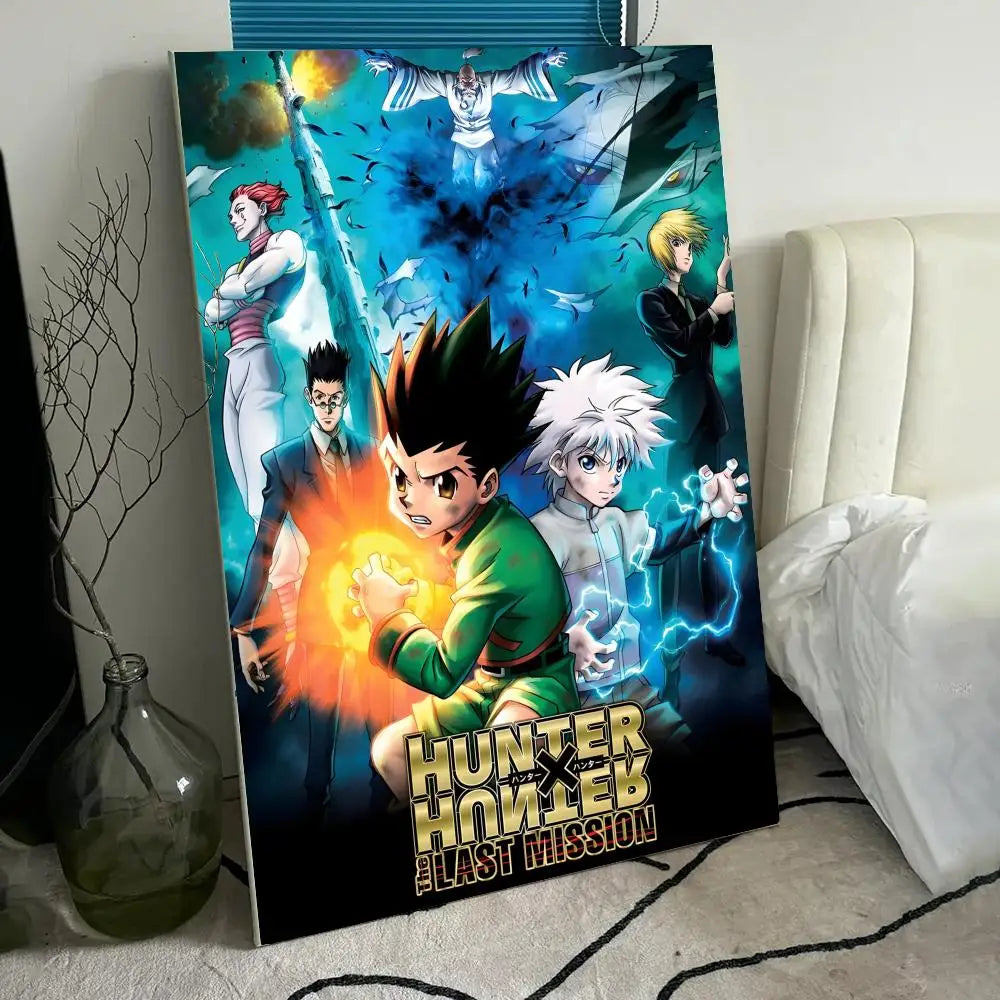 Anime H-HUNTERXHUNTER Poster Wall art print art suitable for living room bedroom bar parlor home decor gift